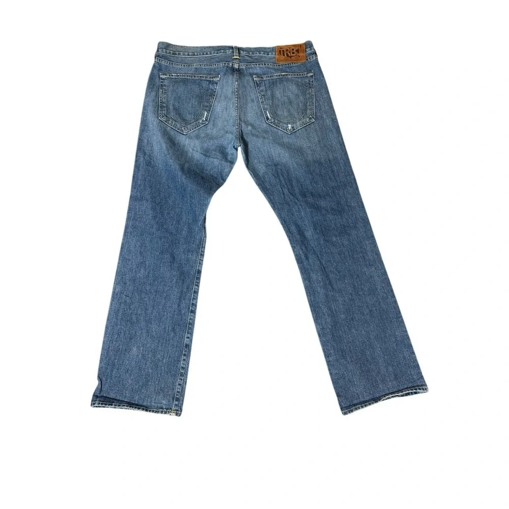True Religion Men's‎ Jean Size 38x33 RN #112790 - Made in USA. Straight Fit Boot